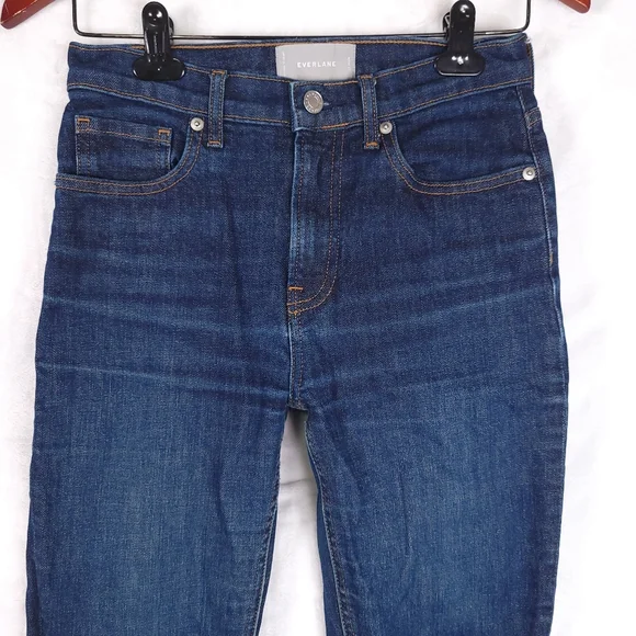Everlane Ankle Jeans 27 Dark Blue - Picture 2 of 10